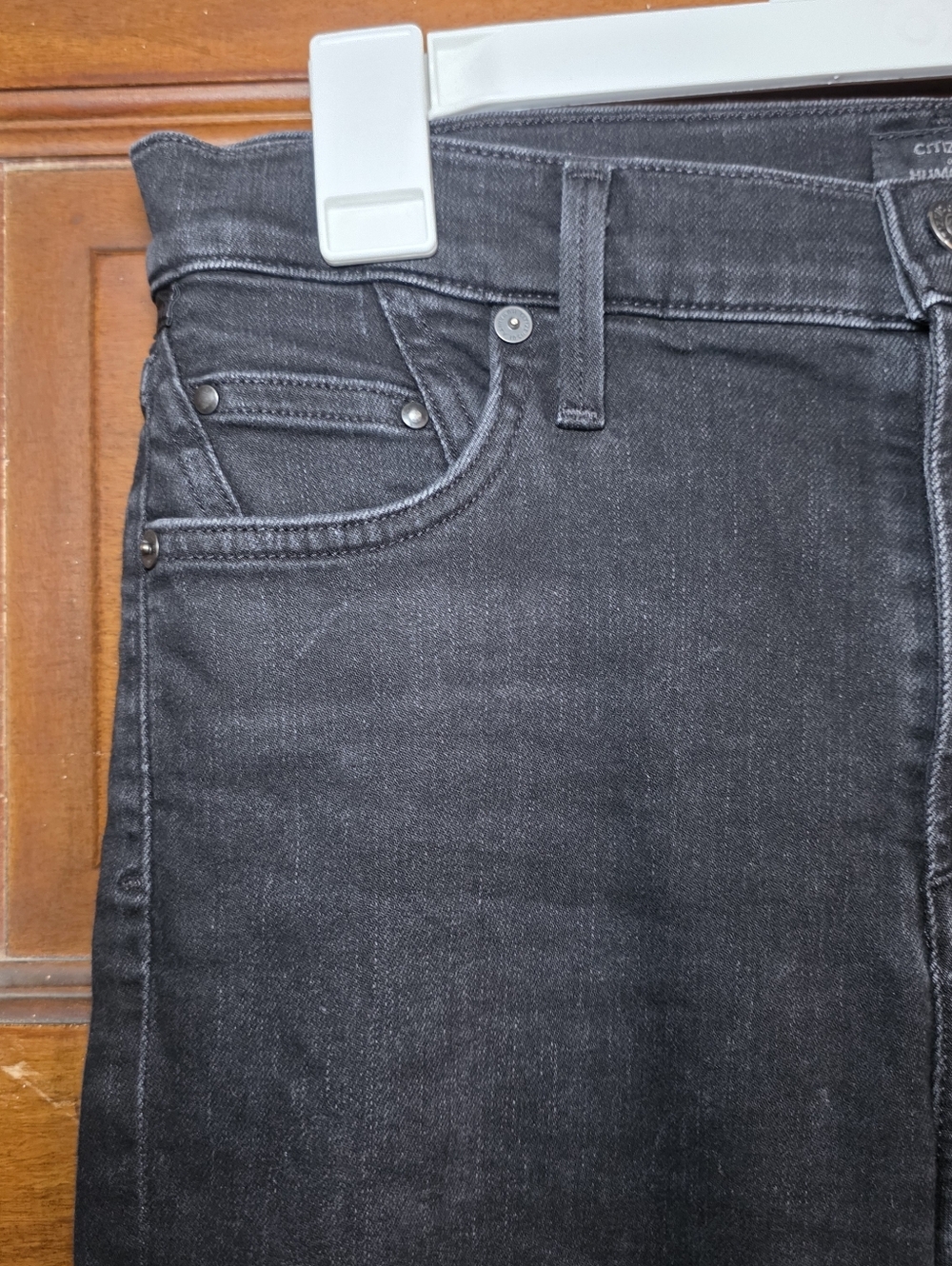Citizens Of Humanity Rocket Ankle High Rise Skinny Jeans Black Wash Size 29 - Picture 6 of 12